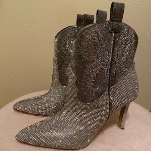 Rhinestone Western Bootie
